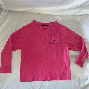 Ruffle Butts Pink Long Sleeve Toddler T Shirt size 12 months